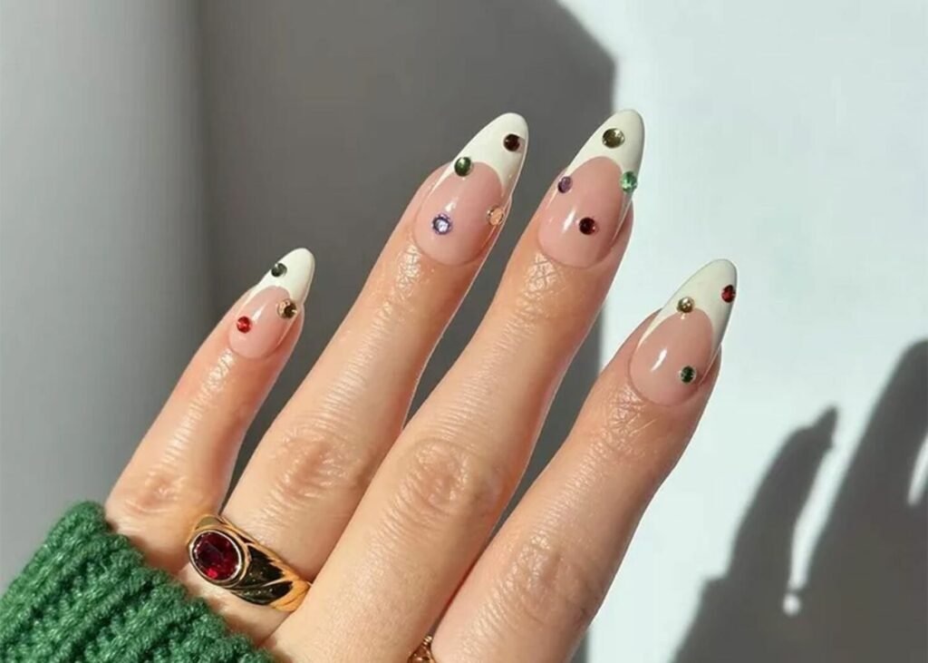 Crystal Quartz Cluster Embellishments Nails